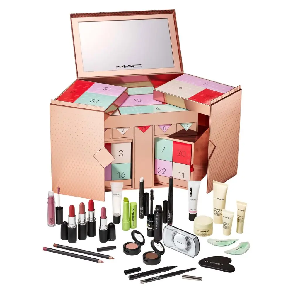 Mac adventskalender 2025 inhoud make up