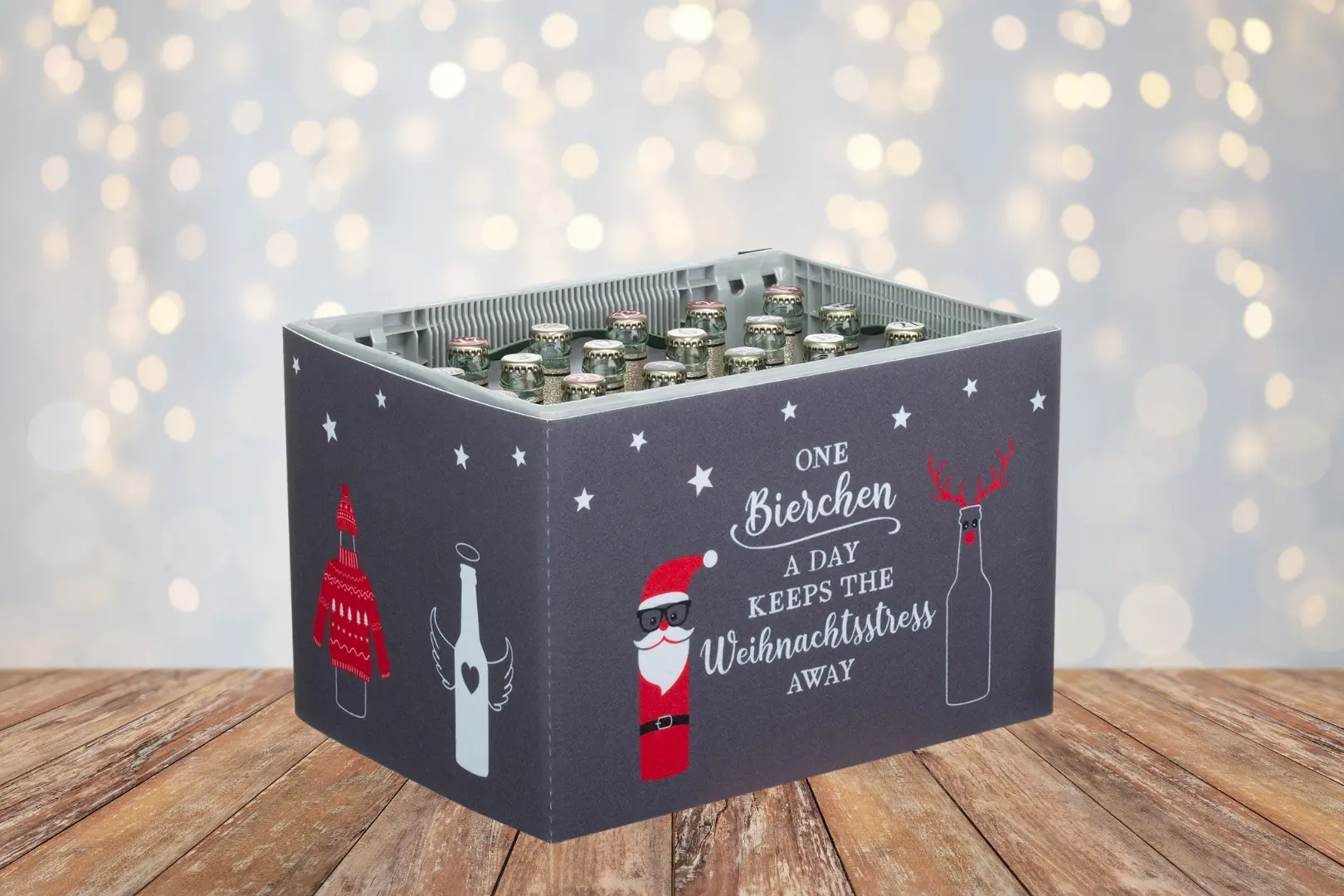 bier adventskalender stickervel DIY
