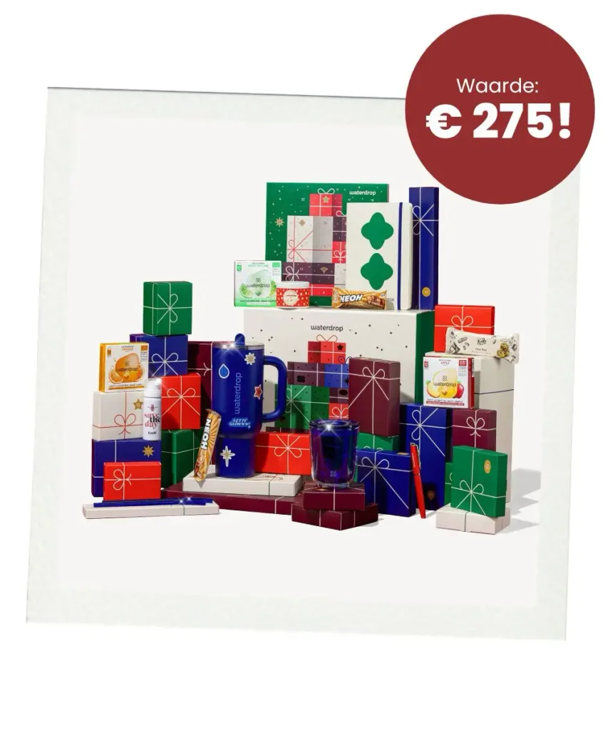 Waterdrop adventskalender 2025 groot