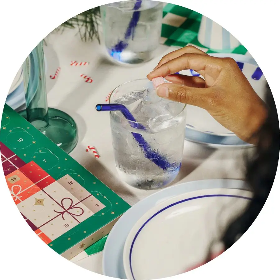 Waterdrop adventskalender 2025 klein verpakking