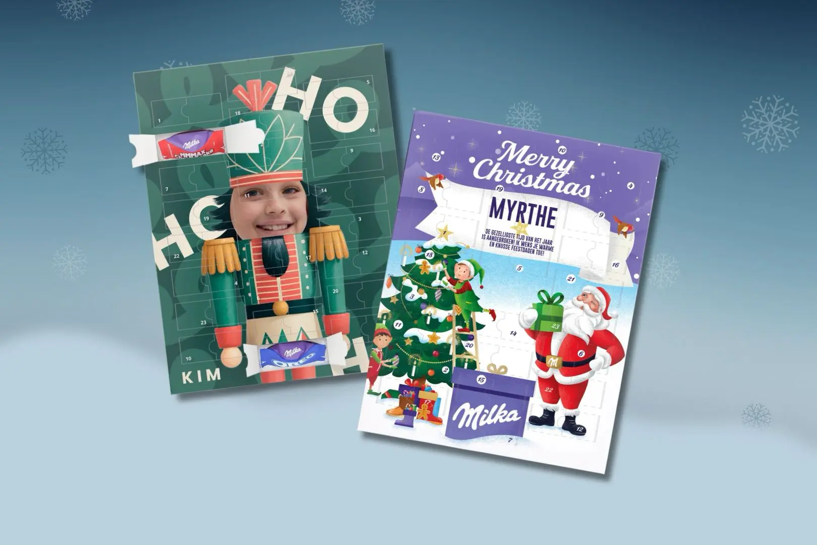 YourSurprise Foto adventskalender met Milka chocolade