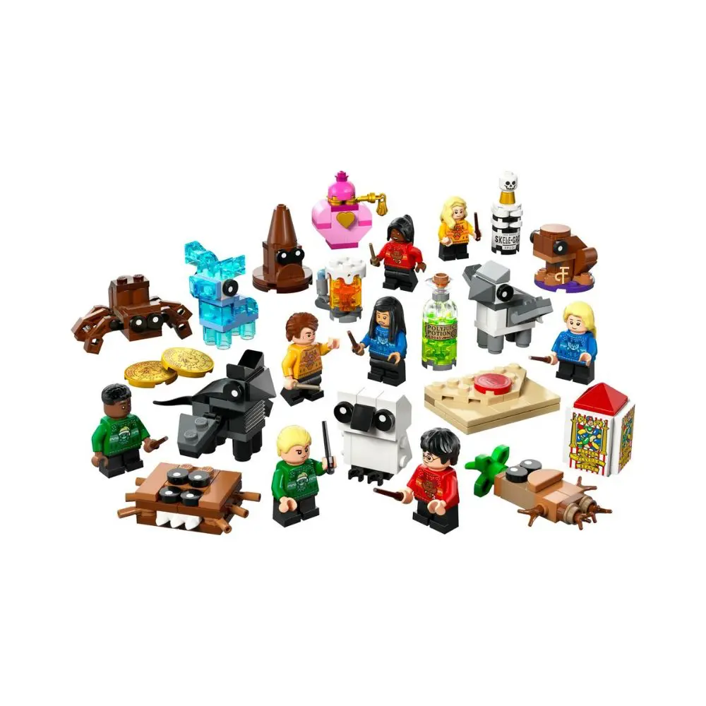 Lego Harry Potter adventskalender 2025 inhoud