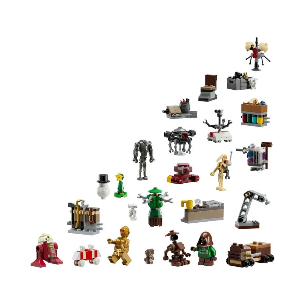 Lego Star Wars adventskalender 2025 - inhoud