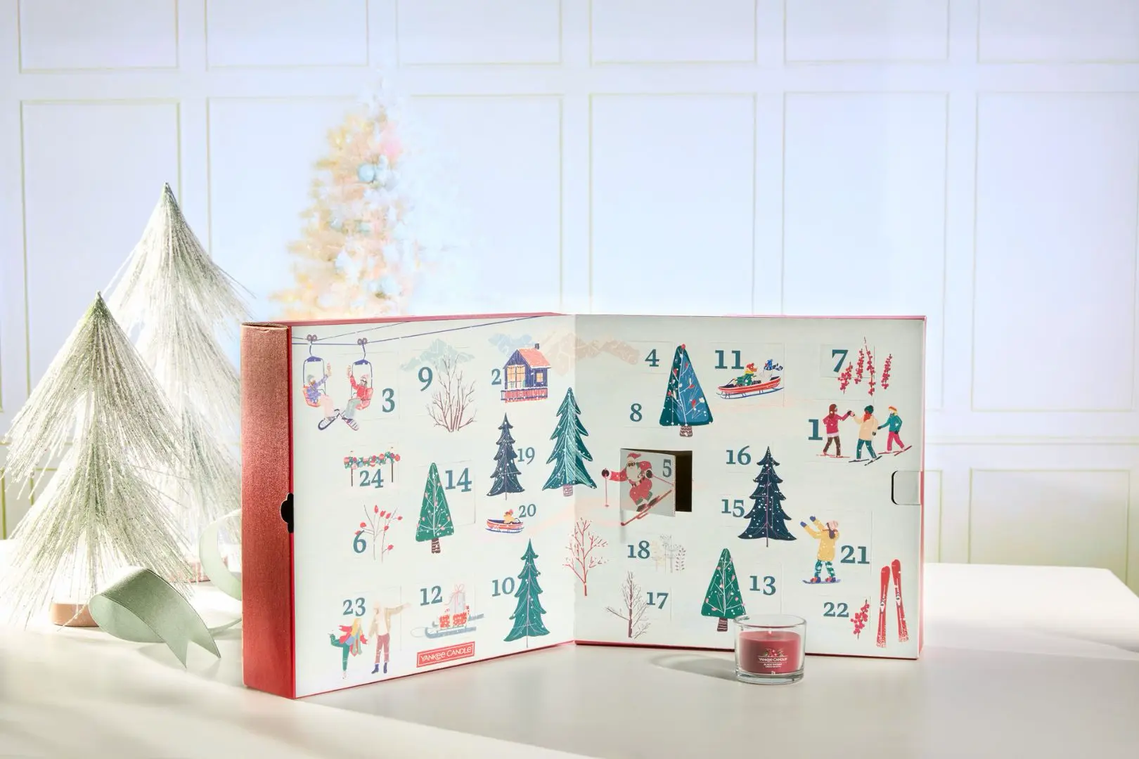 Yankee Candle adventskalender 2025 boek geurkaarsen