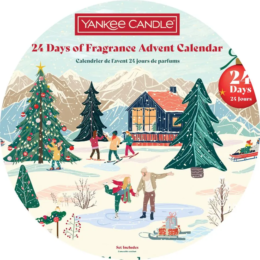 Yankee Candle adventskalender 2025 design