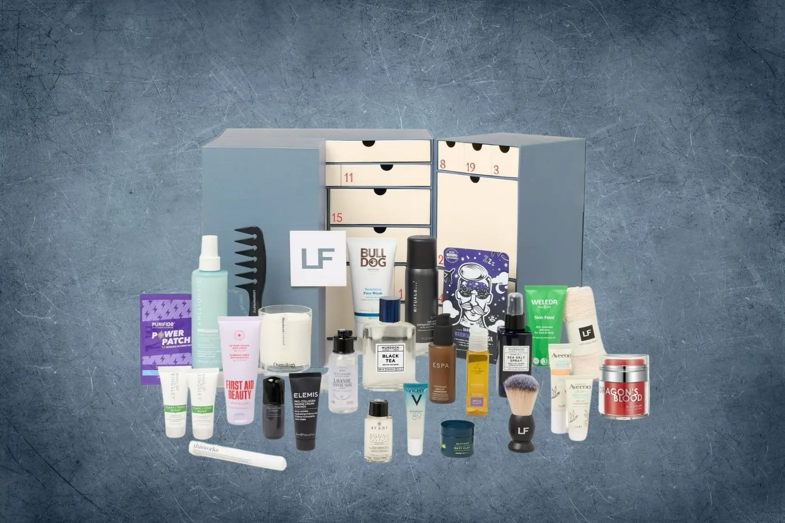 Lookfantastic adventskalender mannen 2026 - review