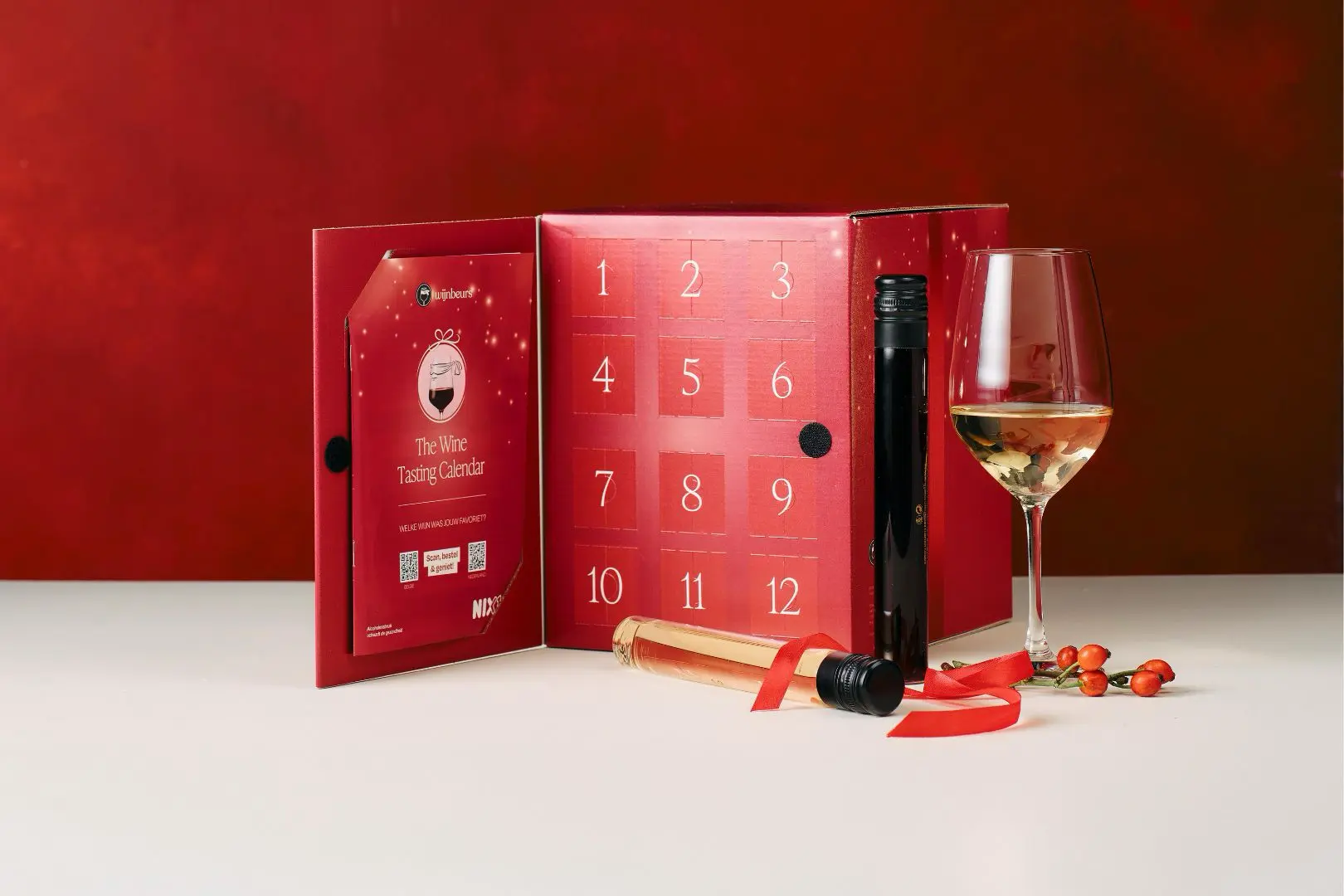 Wijnbeurs adventskalender 2025 met wijn